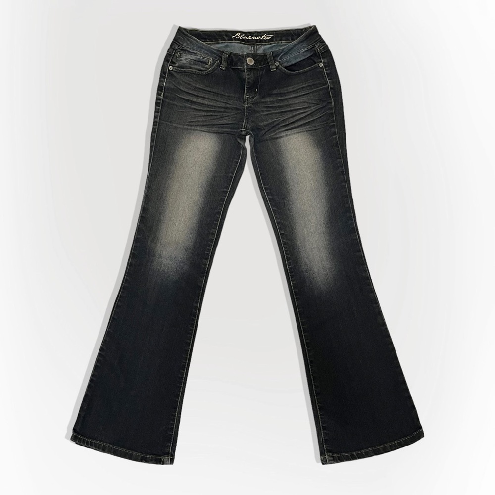 Vintage 00s Faded Low Waisted Bootcut Jeans